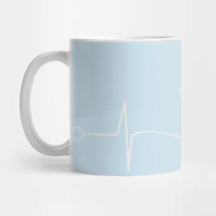 first Golf Player Heartbeat Mug